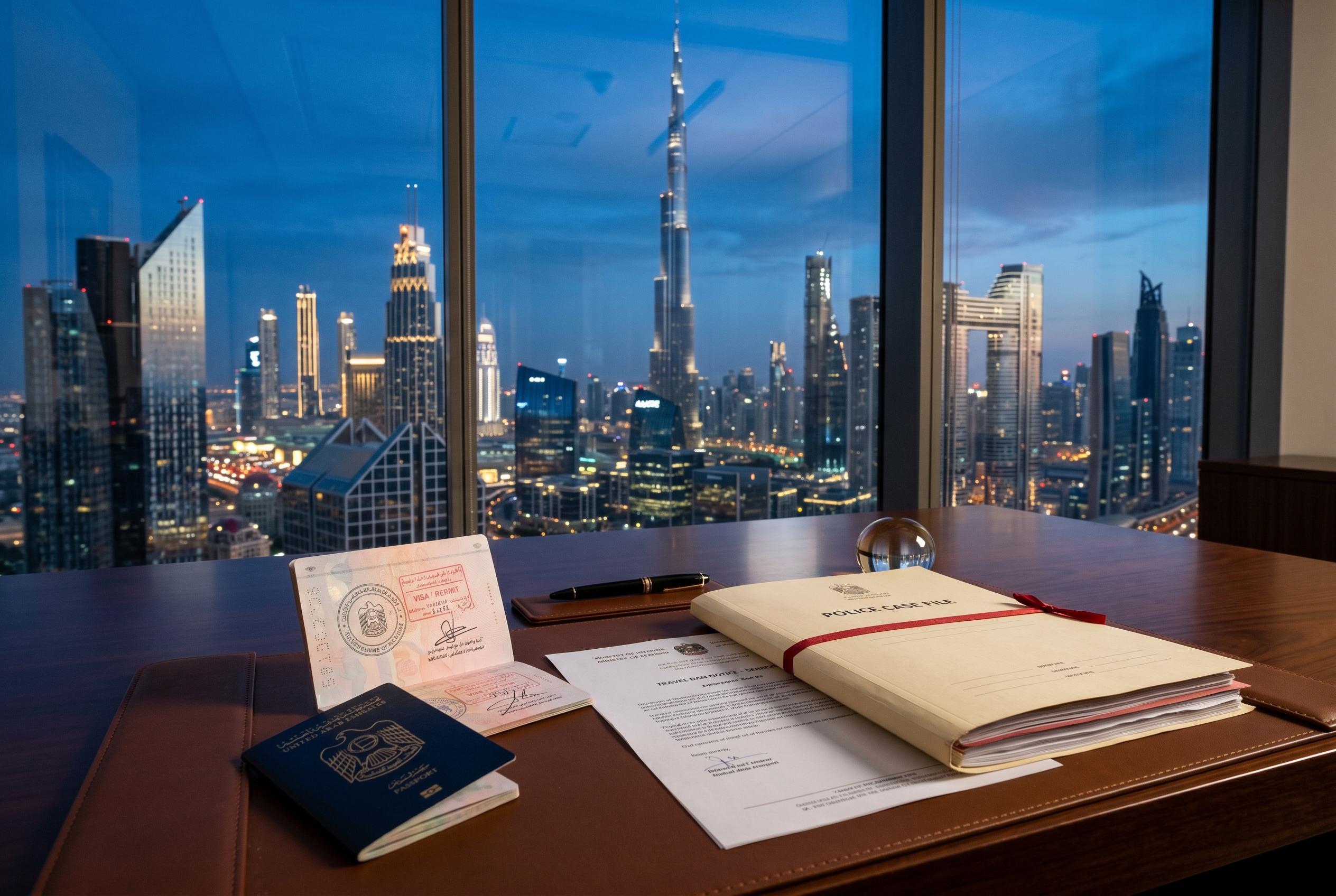 Criminal investigation and visa status in the UAE